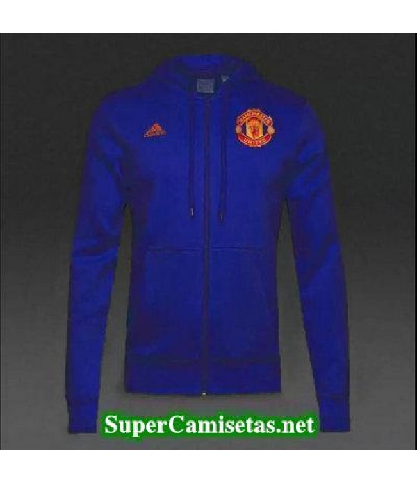 Chaquetas Manchester United azules 2016 2017 baratas
