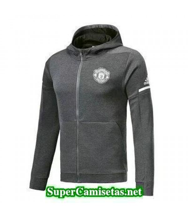 Chaquetas Manchester United Gris-01 2017 2018 baratas