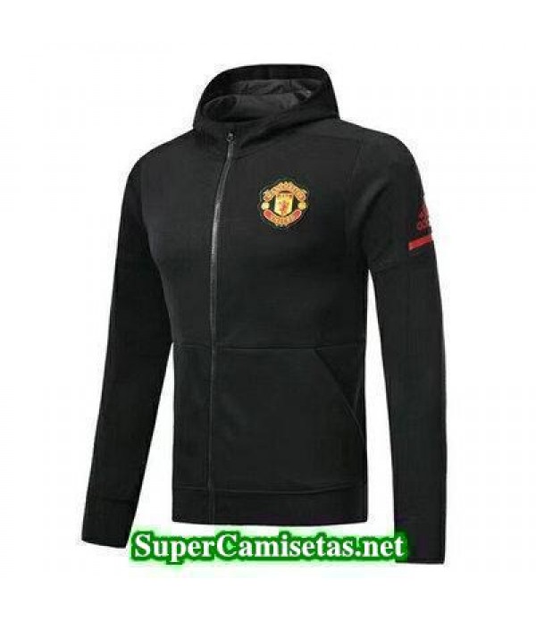 Chaquetas Manchester United Negro-01 2017 2018 baratas