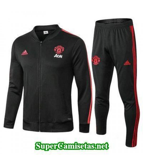 Chaquetas Manchester United Negro-01 2018 2019 baratas