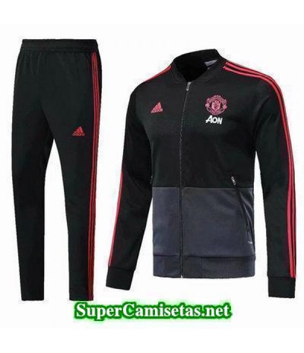 Chaquetas Manchester United Negro 2018 2019 baratas