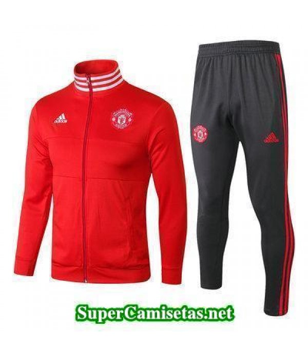 Chaquetas Manchester United Rojo-01 2018 2019 baratas