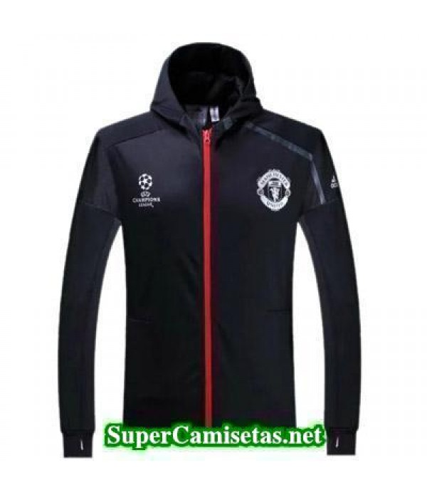 Chaquetas Manchester United UCL negro 2016 2017 baratas