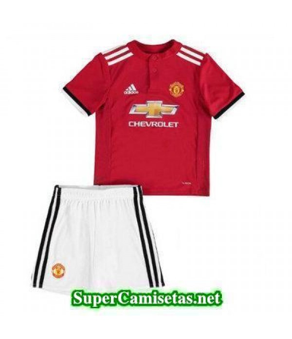 Primera Equipacion Camiseta Manchester United Ninos 2017/18