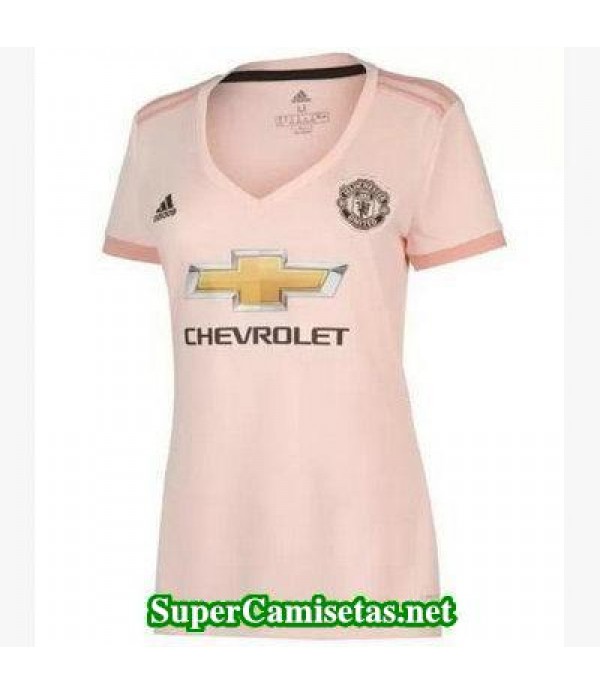 Segunda Equipacion Camiseta Manchester United Mujer 2018/19