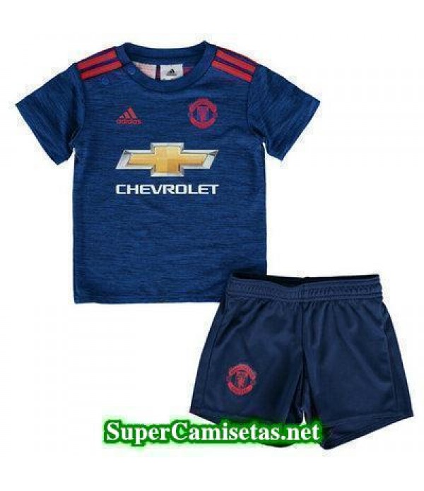 Segunda Equipacion Camiseta Manchester United Ninos 2016/17