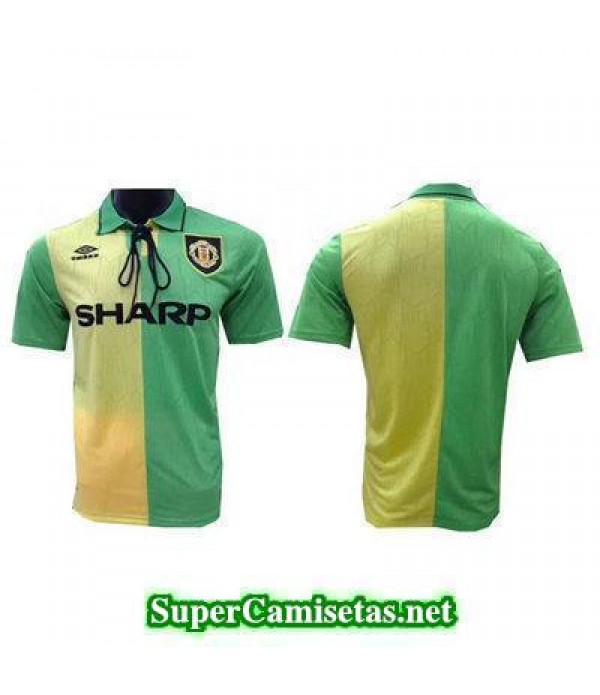 Tailandia Camiseta Manchester United clasicas Verde 1992-1994