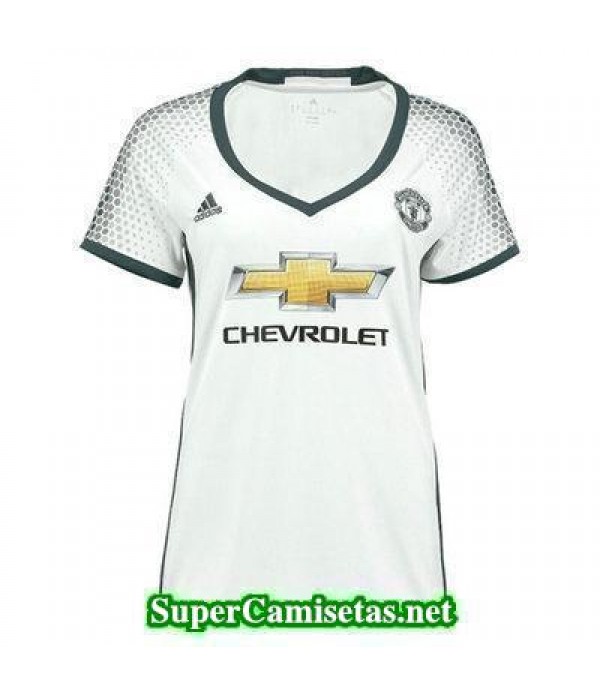 Tercera Equipacion Camiseta Manchester United Mujer 2016/17
