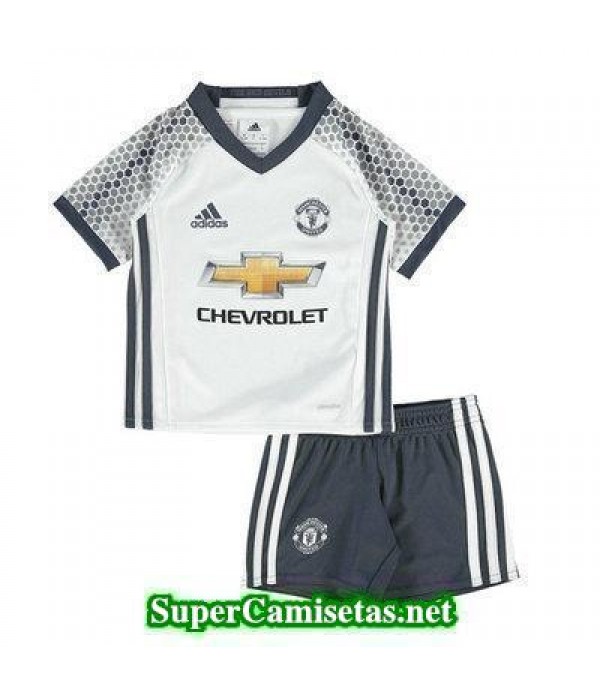 Tercera Equipacion Camiseta Manchester United Ninos 2016/17