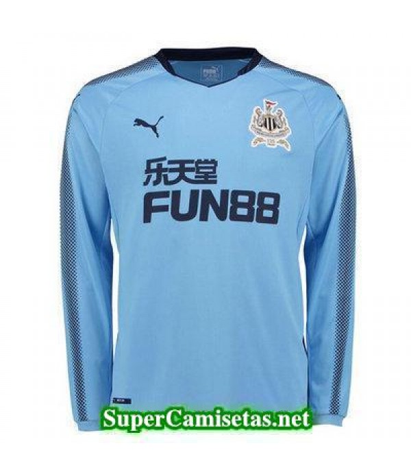 Segunda Equipacion Camiseta Newcastle United Manga Larga 2017/18