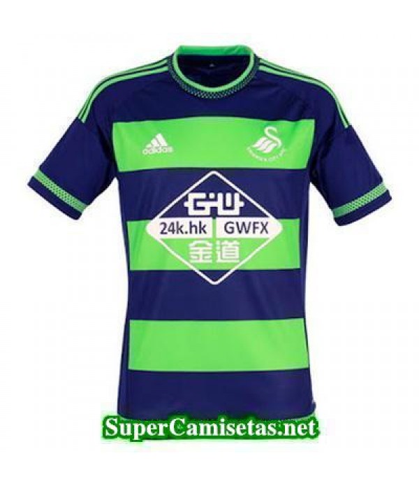 Tailandia Segunda Equipacion Camiseta Swansea City 2015/16