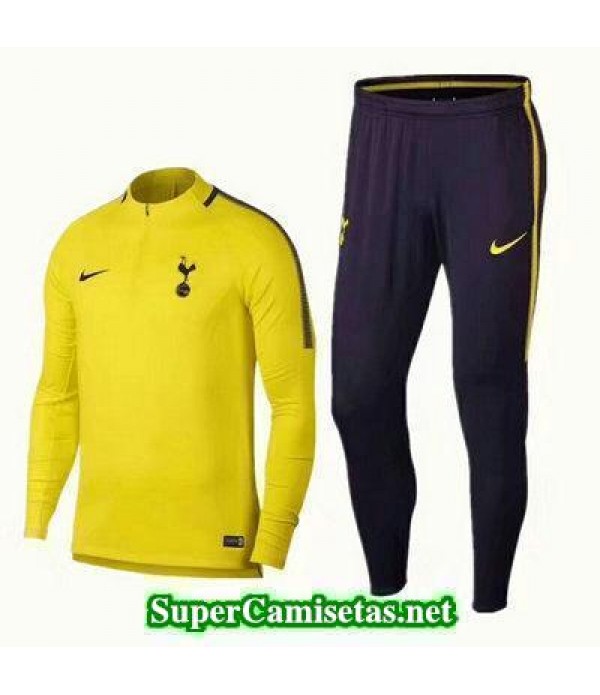 Camiseta entrenamiento Tottenham ML Amarillo 2017 2018