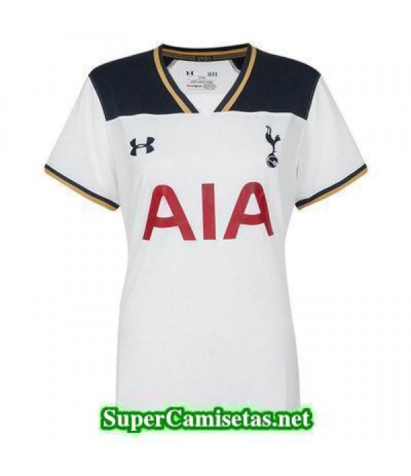 Primera Equipacion Camiseta Tottenham Mujer 2016/17