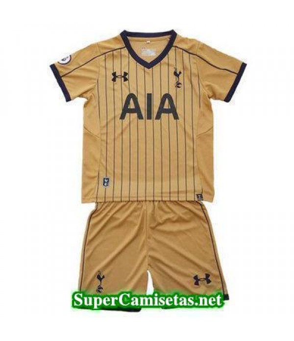 Tercera Equipacion Camiseta Tottenham Ninos 2016/17