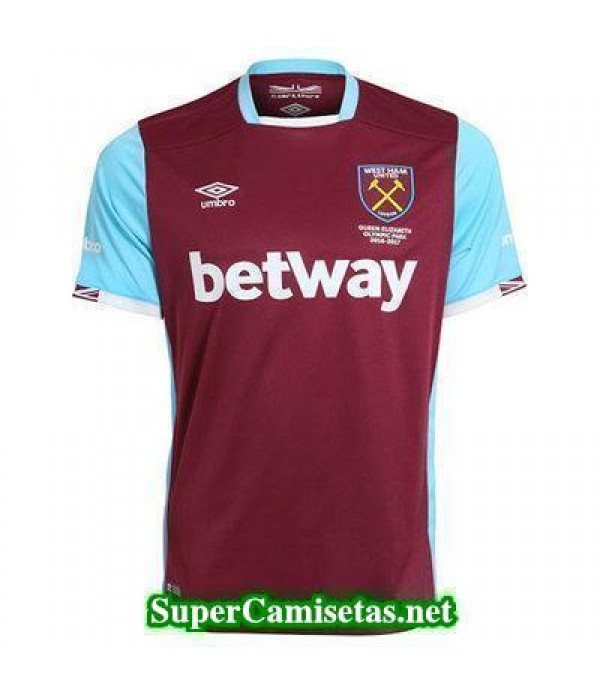 Primera Equipacion Camiseta West Ham 2016/17