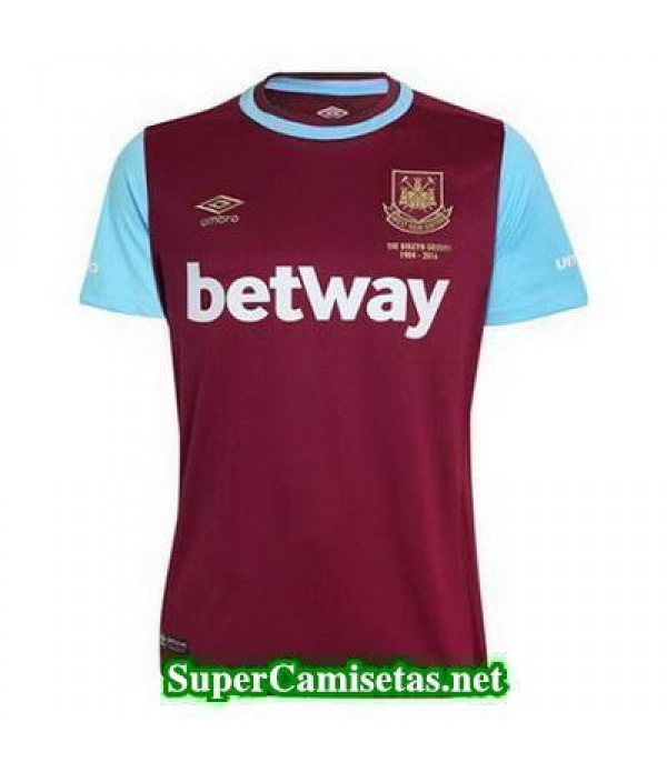 Tailandia Primera Equipacion Camiseta West Ham 2015/16