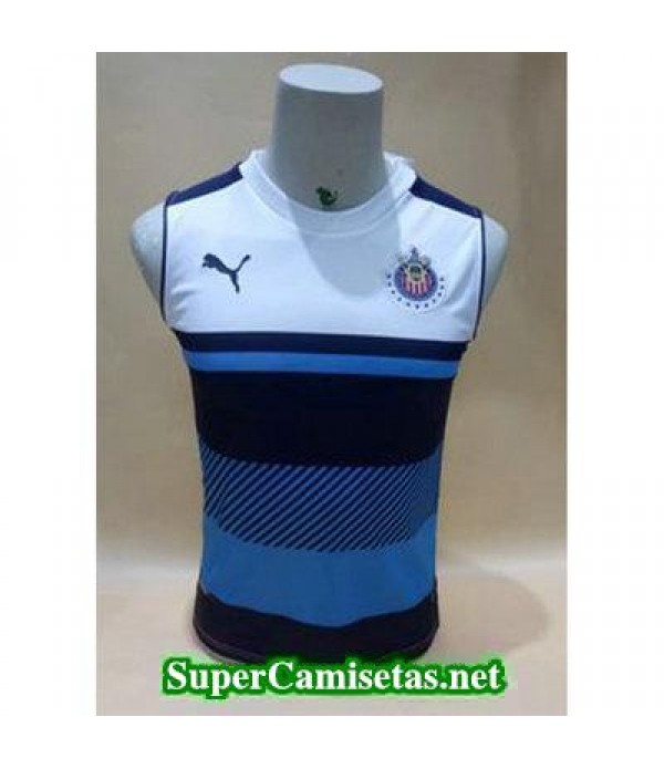 camiseta chaleco Chivas de Guadalajara Azul 2017 2018