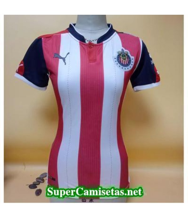 Primera Equipacion Camiseta Chivas de Guadalajara Mujer 2016/17