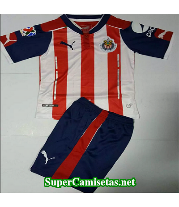 Primera Equipacion Camiseta Chivas de Guadalajara Ninos 2016/17