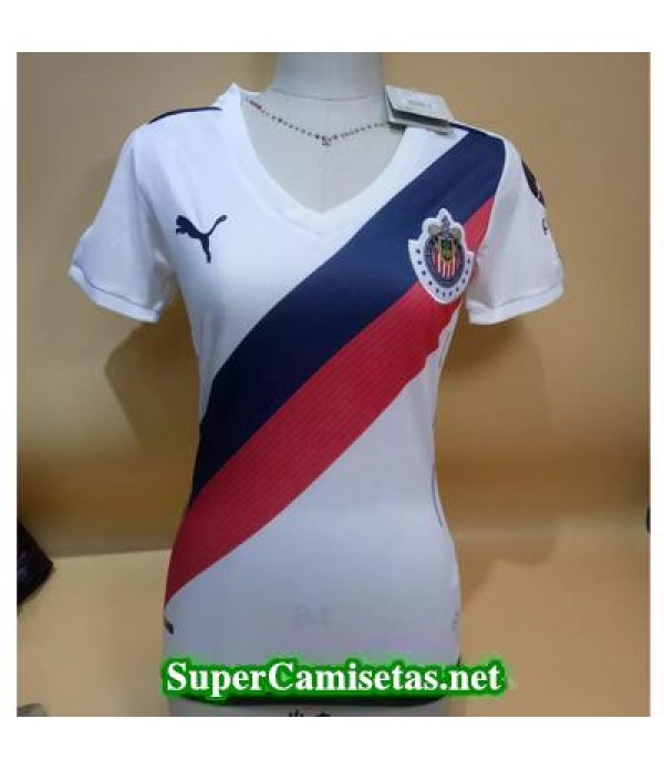 Segunda Equipacion Camiseta Chivas de Guadalajara Mujer 2016/17