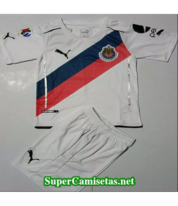 Segunda Equipacion Camiseta Chivas de Guadalajara Ninos 2016/17
