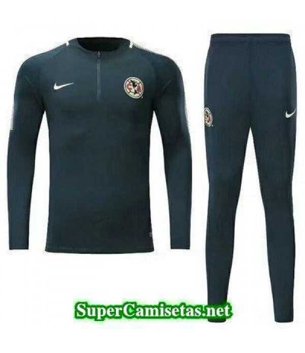 Camiseta entrenamiento Club America ML Negro 2017 2018