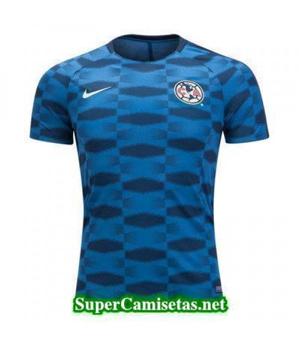 camiseta pre-partido Club America Azul 2017 2018