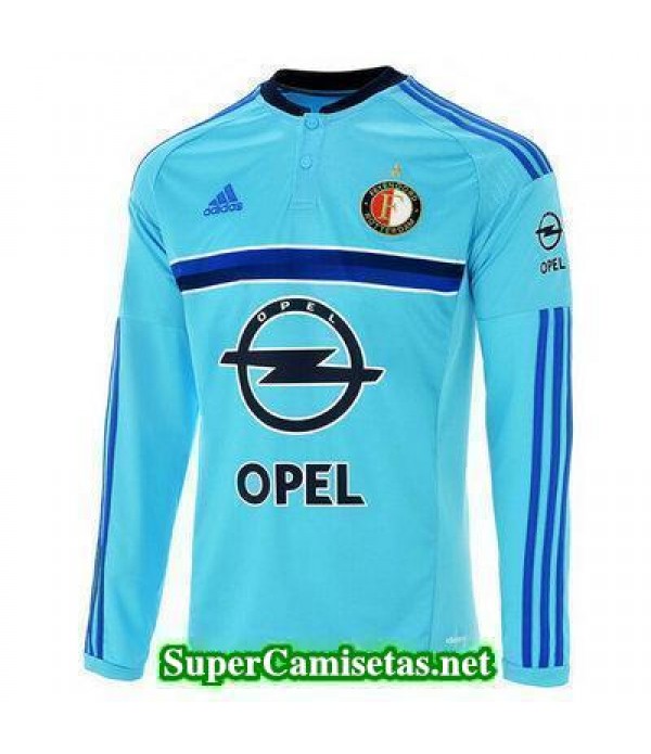 Segunda Equipacion Camiseta Feyenoord Manga Larga 2016/17