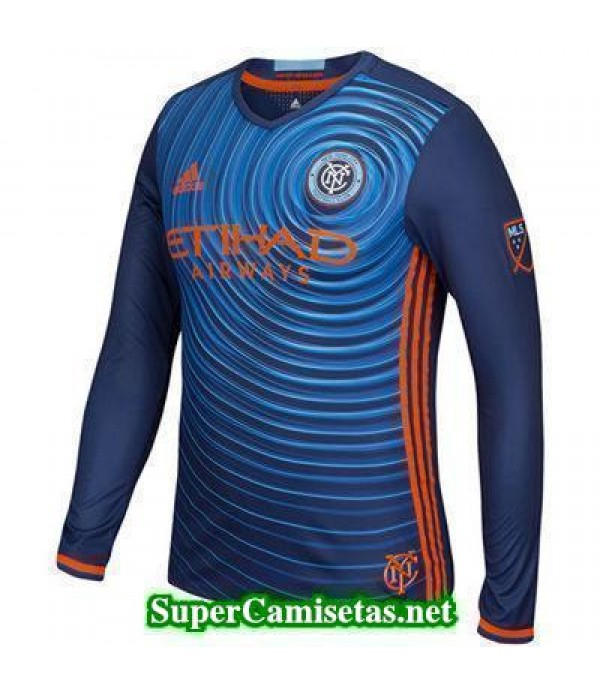 Segunda Equipacion Camiseta New York City Manga Larga 2016/17