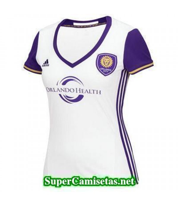 Segunda Equipacion Camiseta Orlando City Mujer 2016/17