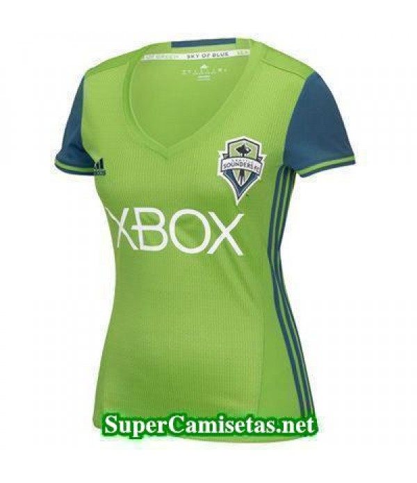 Primera Equipacion Camiseta Seattle Sounders Mujer 2016/17