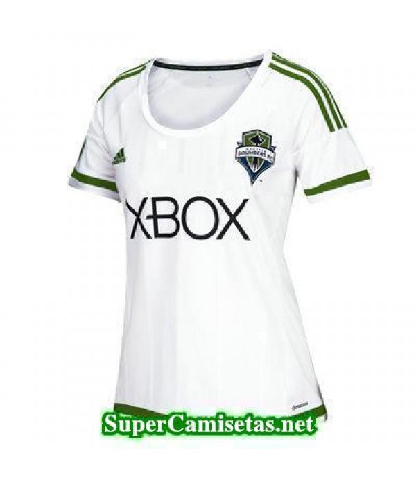 Segunda Equipacion Camiseta Seattle Sounders Mujer 2016/17