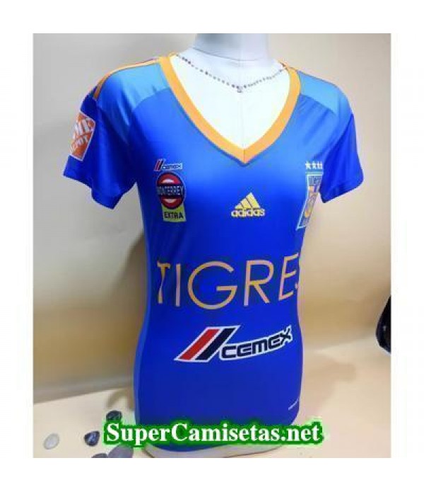 Segunda Equipacion Camiseta Tigres UANL Mujer 2016/17