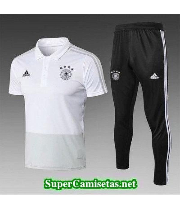 Camiseta polo Alemania Blanco 2018 2019
