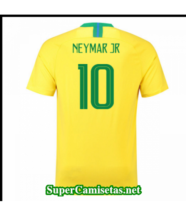 Primera Equipacion Camiseta Brasil Neymar jr Copa Mundial 2018