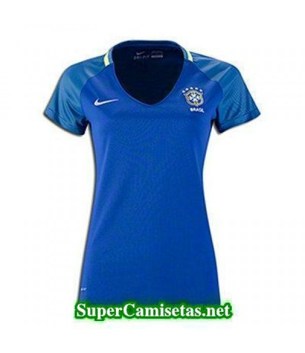 Segunda Equipacion Camiseta Brasil Mujer Copa America 2016