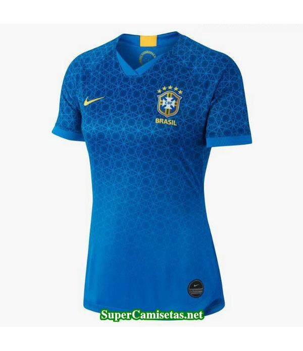 Segunda Equipacion Camiseta Brasil Mujer Copa Mundial 2019