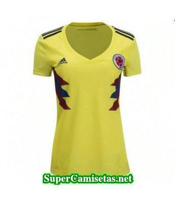 Primera Equipacion Camiseta Colombia Mujer Copa Mu...
