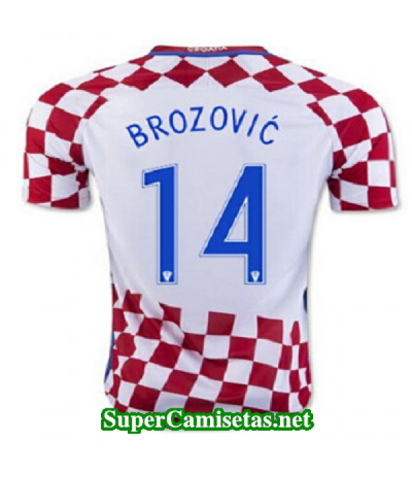 Primera Equipacion Camiseta Croacia BROZOVIC Eurocopa 2016