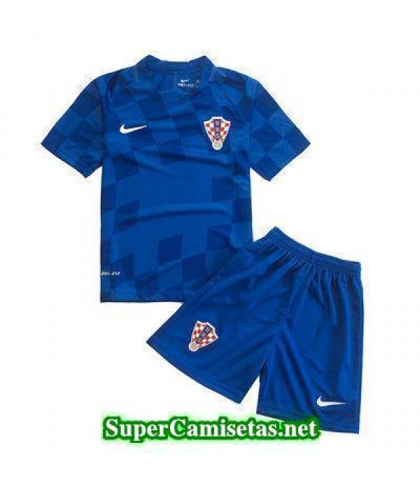 Segunda Equipacion Camiseta Croacia Ninos Eurocopa 2016