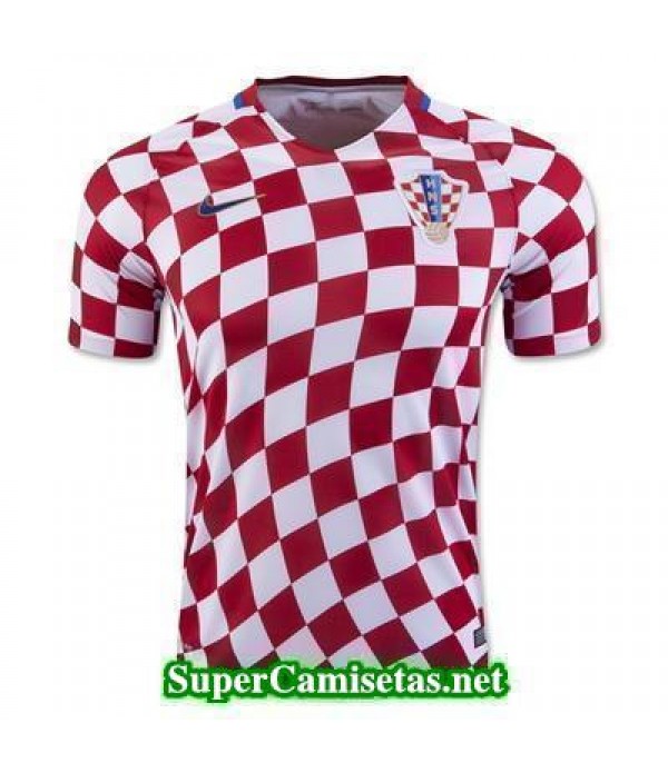 Tailandia Primera Equipacion Camiseta Croacia Eurocopa 2016