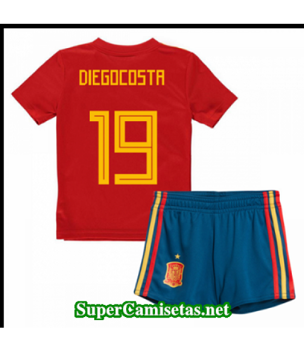 Primera Equipacion Camiseta Espana Ninos Diego costa Copa Mundial 2018