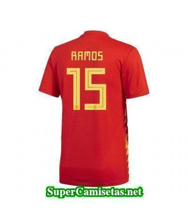 Primera Equipacion Camiseta Espana Ramos Mundial 2018