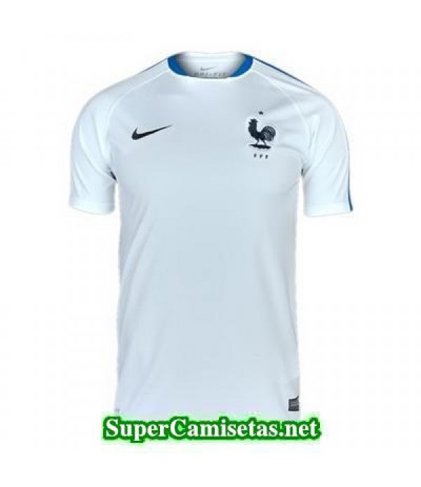 camiseta entrenamiento Francia blanco 2016 2017