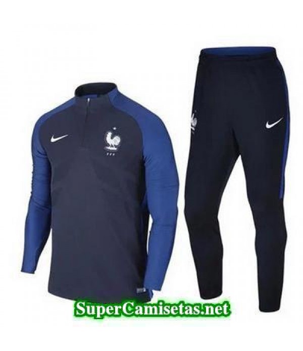 camiseta entrenamiento Francia ML Azul 2016