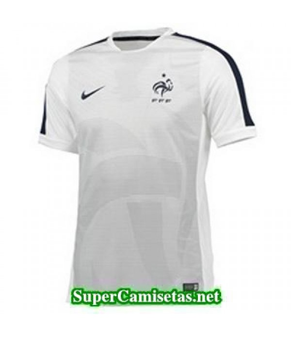 camiseta pre-partido Francia blanco 2016 2017