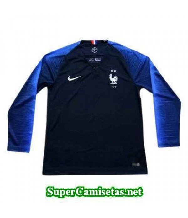 Primera Equipacion Camiseta Francia ML Copa Mundial 2018