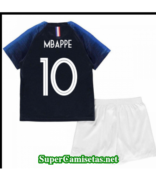Primera Equipacion Camiseta Francia Ninos Mbappe Copa Mundial 2018