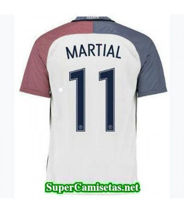Segunda Equipacion Camiseta Francia MARTIAL Eurocopa 2016