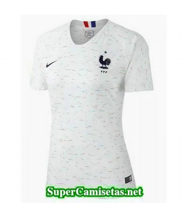 Segunda Equipacion Camiseta Francia Mujer Copa Mun...